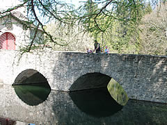 Fischen im Schloss Dornbach